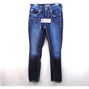 Buckle Salvage Riot Tapper Athletic fit Jeans Men Size 31 (31x32) Distress Blue